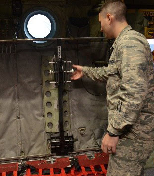 image of airman testing protype