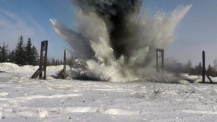 image of test explosion