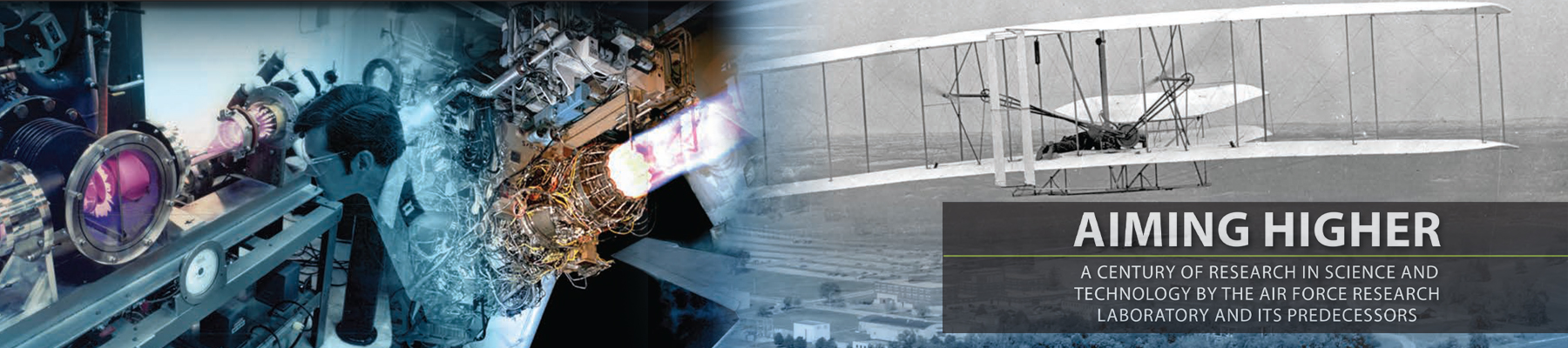 AFRL aiming higher history book cover banner AFRL aiming higher history book cover banner